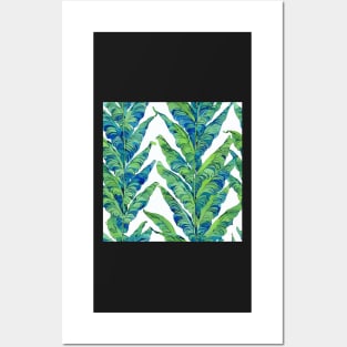 Banana leaves Posters and Art